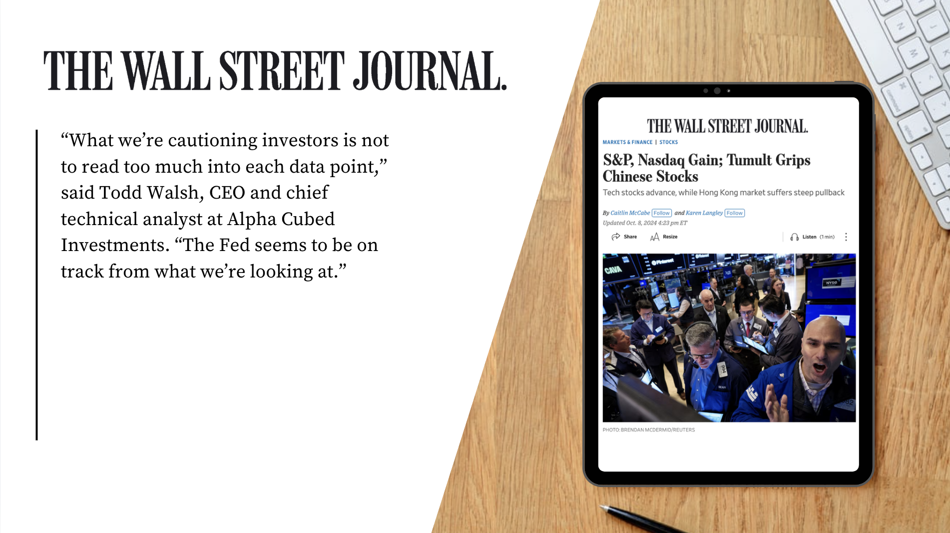 ACI CEO Todd R. Walsh Recently Quoted in The Wall Street Journal 